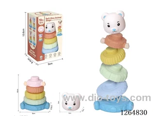Soft Rubber Stacking Game 6PCS