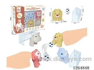 Soft Rubber Walking Finger Puppet Set 9PCS
