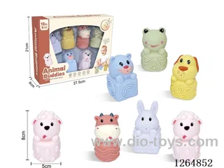 Soft Rubber Animal Stamps 7PCS