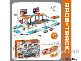 Catapult Track Car Racing 77PCS
