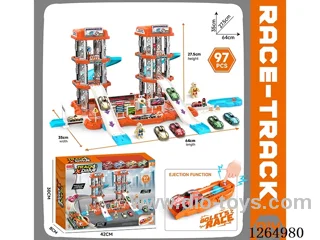 Catapult Track Car Racing 97PCS