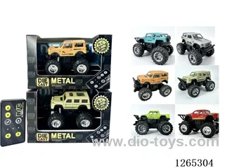1:64 RC alloy car included battery 6 mixed