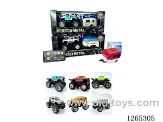 1:64 RC alloy car included battery 6 mixed
