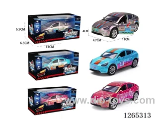 1:36 pull back alloy car 3 colors