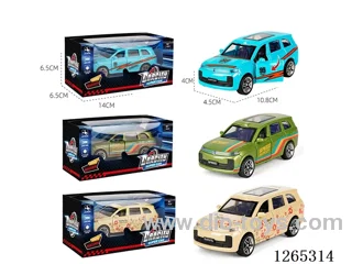 1:36 pull back alloy car 3 colors