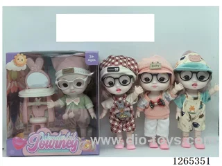 8 inch doll(expression 3 models/Clothes 4 random mix)
