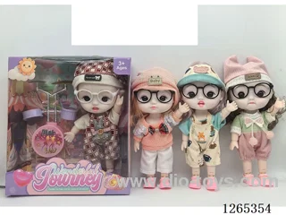 8 inch doll(expression 3 models/Clothes 4 random mix)