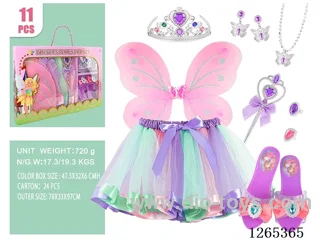 11PCS Princess Dress Set