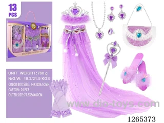 13PCS Princess Dress Set