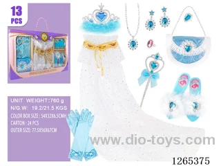 13PCS Princess Dress Set