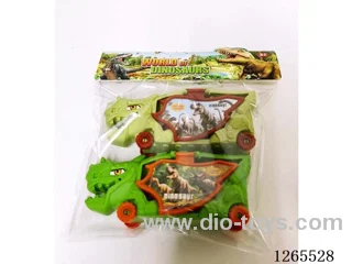 dinosaur car set