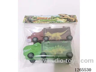 dinosaur car set