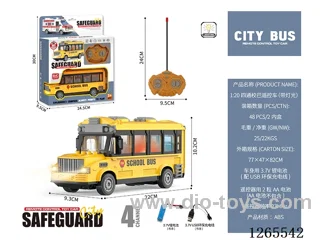 1:18 4ch RC car with light included battery