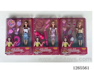 11.5 inch Barbie set 3 mixed