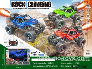 4ch RC car with light/spray included battery 3 colors