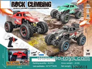 2.4G RC car with light/spray included battery 3 colors