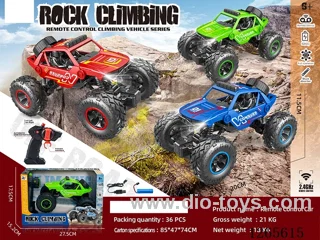 2.4G RC car with light included battery 3 colors