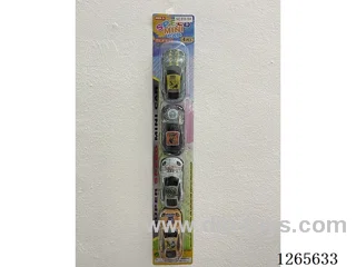 pull back alloy car 4PCS