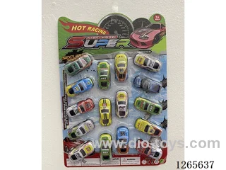 pull back alloy car 16PCS