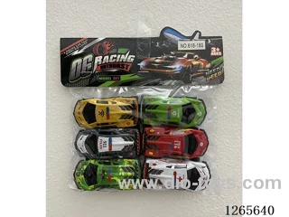 pull back alloy car 6PCS