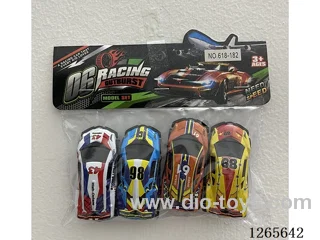 pull back alloy car 4PCS