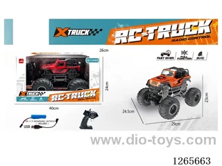 4ch rc car with light included battery