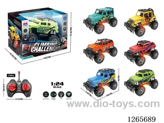 1:24 4ch rc car with light not included battery 6 mixed