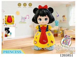 B/O dancing Princess W L/M not included battery