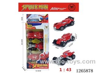 1:43 pull back alloy car 3PCS
