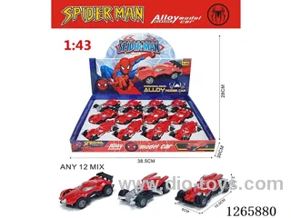 1:43 pull back alloy car 12PCS