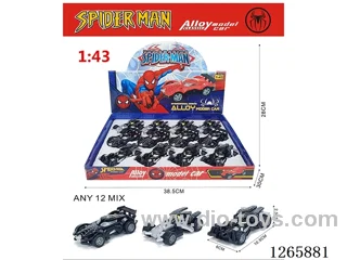 1:43 pull back alloy car 12PCS