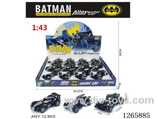 1:43 pull back alloy car 12PCS