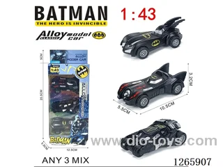 1:43 pull back alloy car 3PCS