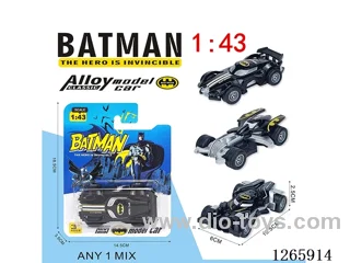1:43 pull back alloy car 3 mixed