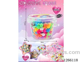 115PCS+ DIY Beaded Jewelry Set, Bracelet*2; Instruction Manual*1