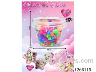 190PCS DIY Beaded Jewelry Set, Bracelet*2; Instruction Manual*1