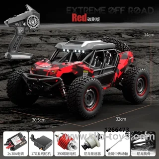 RC Car 1/16 4WD 38KM/H High Speed Car 2.4G Brushed Motor Racing Radio Control Drift Truck Crawler Toys RTR in color box