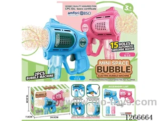 15-holes bubble machine 2PCS not included battery