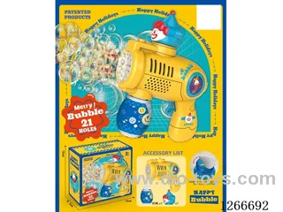 21-holes bubble machine with light not included battery