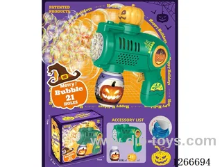 21-holes bubble machine with light not included battery