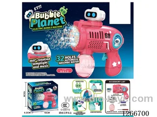 32-holes bubble machine W L/M included battery