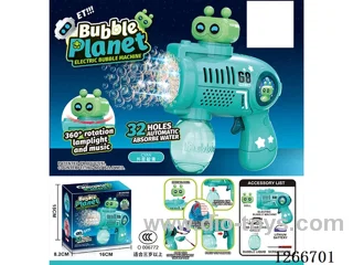 32-holes bubble machine W L/M included battery