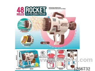 48-holes bubble machine with light not included battery