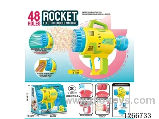 48-holes bubble machine with light not included battery