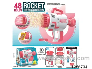 48-holes bubble machine with light not included battery