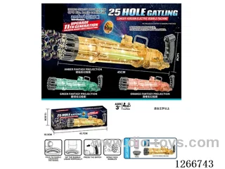 25-holes bubble machine with light not included battery