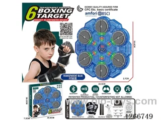 6-Button Smart Bluetooth Music Punching Target included battery