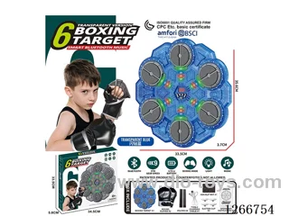 6-Button Smart Bluetooth Music Punching Target included battery
