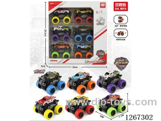 dual-inertia car (tin) 6PCS