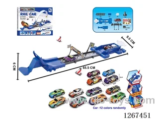 12 pcs Catapult Track Cars